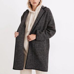 Madewell Herringbone Courton Sweater Coat • NWOT